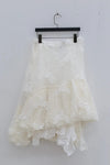 marc le bihan silk skirt 25302 E23 off-white